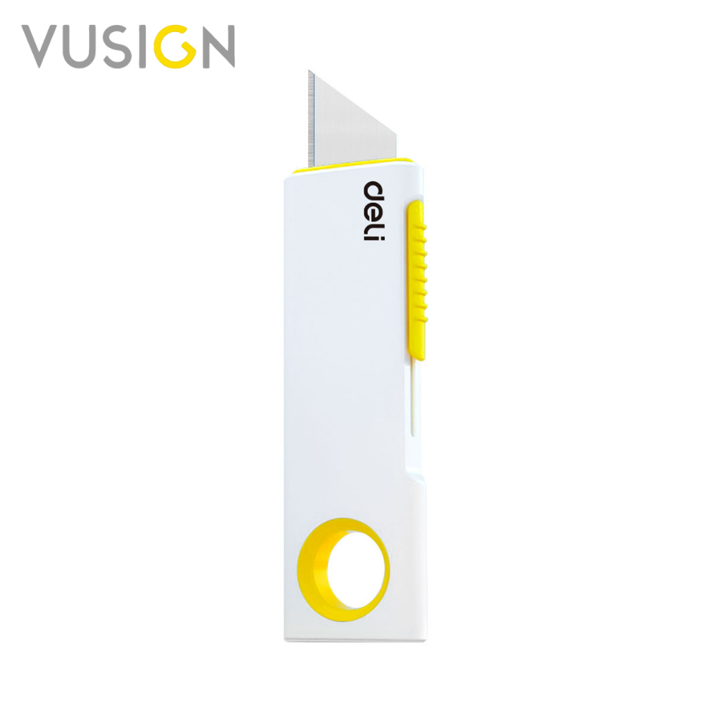 Vusign คัตเตอร์พกพา คัตเตอร์มินิ มีดคัตเตอร์ ที่ตัดกระดาษ ขนาดกะทัดรัด ใบมีดคม SK 5 พกพาสะดวก อุปกรณ์สำนักงาน Cutter
