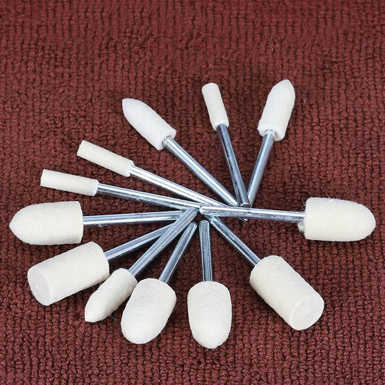 ลูกขัดสักหลาด แกน 3 mm. ส่งจากไทย ทรงบัว ทรงกระบอก ดอกขัดผ้าดิบ ลูกเจียรผ้า 3mm-12mm **ราคา / อัน** ราคา ถูกที่สุด ดีลบีเคเค แกลเลอรีภาพที่ 2
