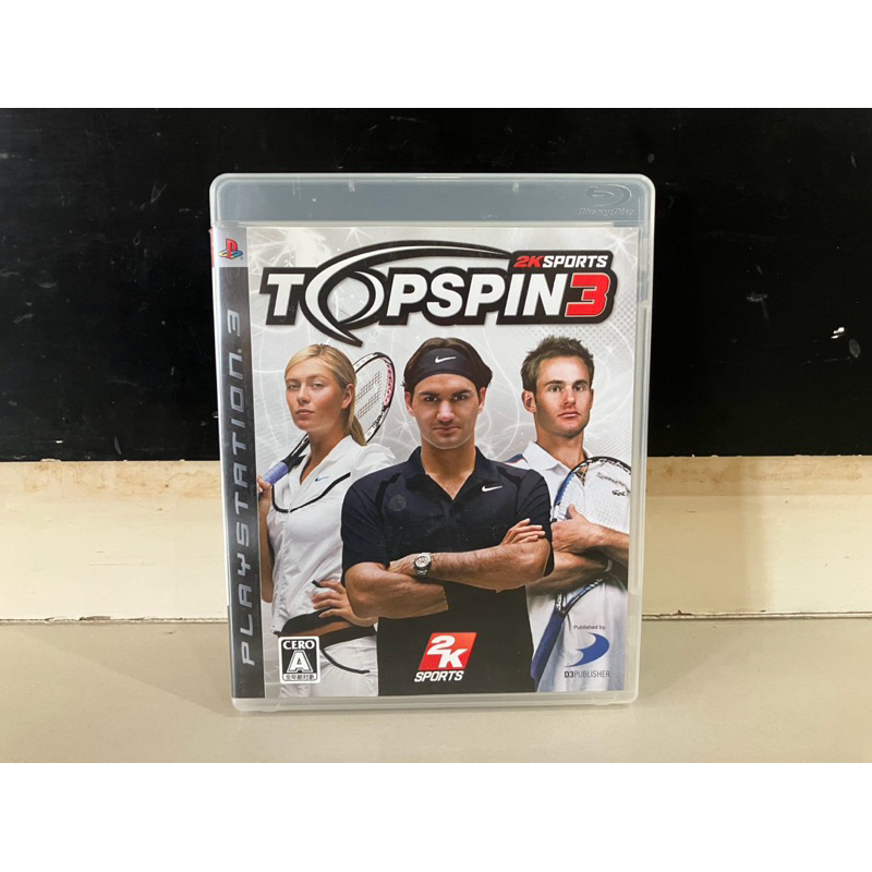 TOPSPIN 3 แผ่นแท้ PS3 มีคู่มือแผ่นสวย