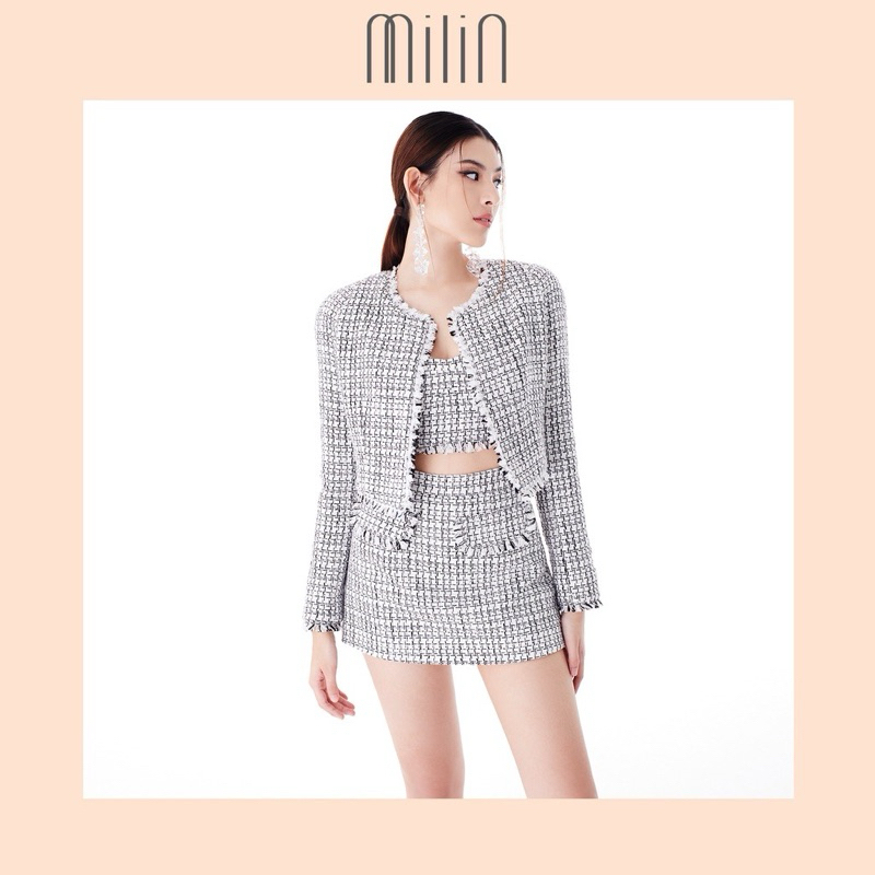 milin (เหบือ2,392฿))เสื้อคลุม xs ไม่ผ่านการใช้งาน
