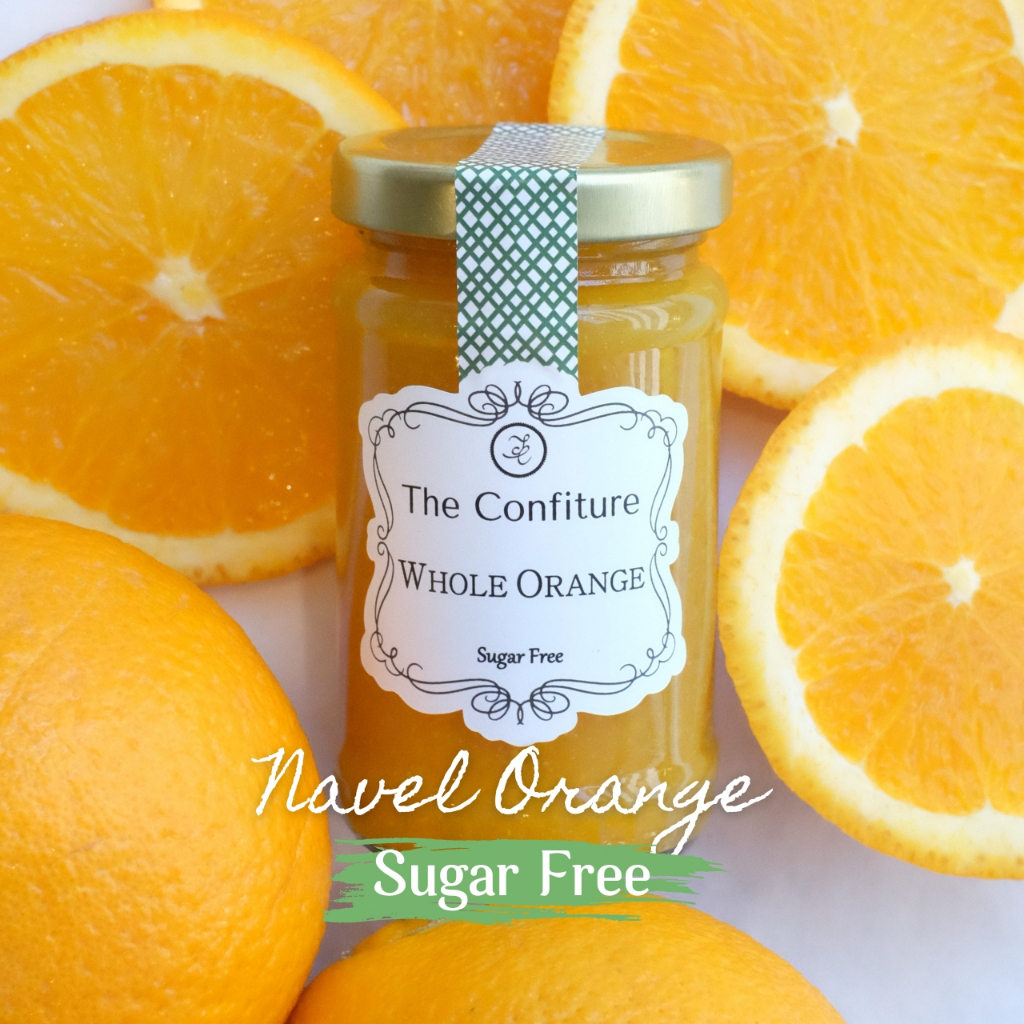 [ไม่มีน้ำตาล] แยมส้มนาเวล Whole Orange 125 กรัม – The Confiture