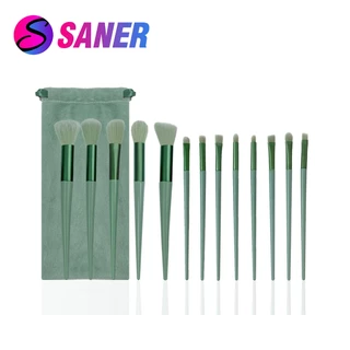 SANER เซ็ตแปรงแต่งหน้า ​Fix​13 ชิ้น​พร้อมถุง แปรงไฮไลท์แปรงอายแชโดว์แปรงปัดแก้ม ราคาพิเศษพร้อมถุง NO:FIX13
