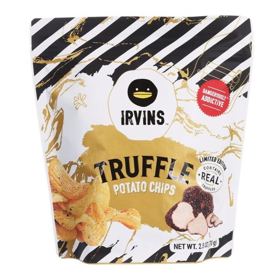 Irvins Truffle Potato Chips เออร์วินส์ มันฝรั่งทอดกรอบ รสทรัฟเฟิล70g.