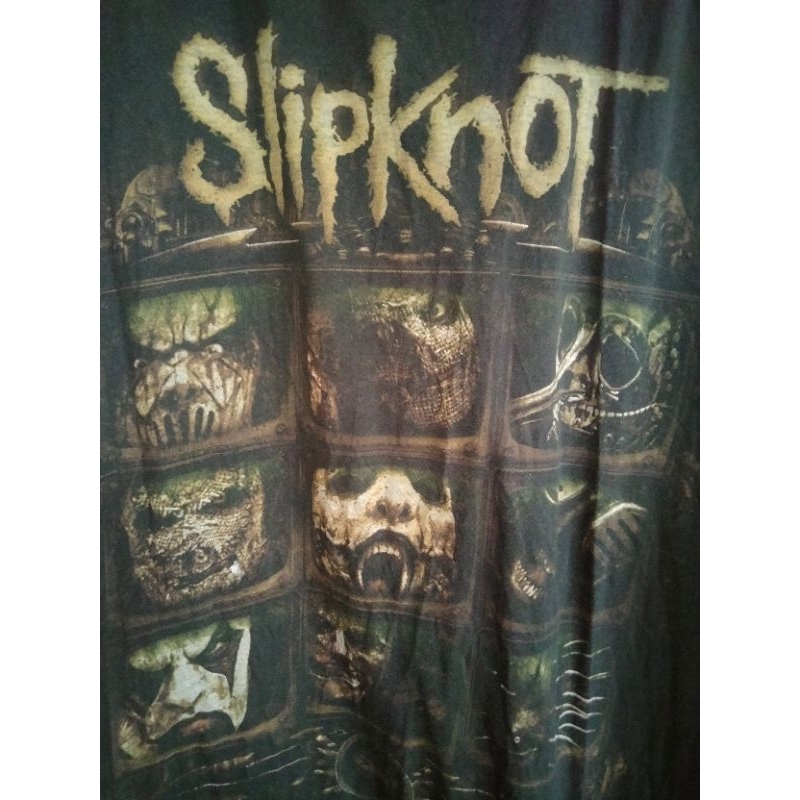 เสื้อยืดลาย SLIPKNOT มือสอง