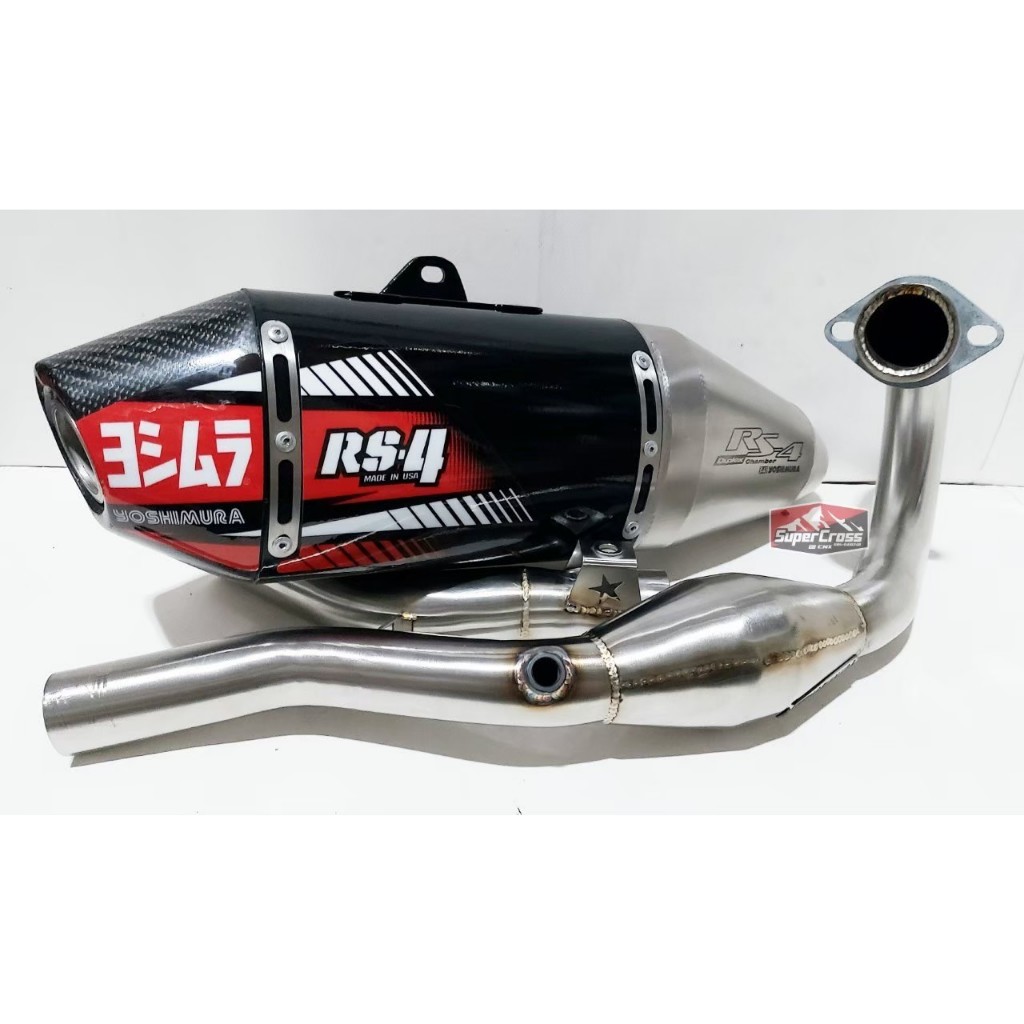 ท่อ Yoshimura RS4 สีดำ ตรงรุ่น CRF 300 L , RALLY