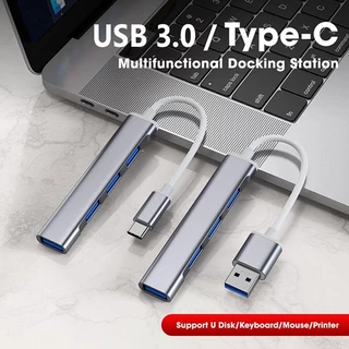 USB HUB ความเร็วสูง 4 พอร์ตฮับ USB 3.0 Type-C HUB Adapter สำหรับ PC / อุปกรณ์เสริมคอมพิวเตอร์
