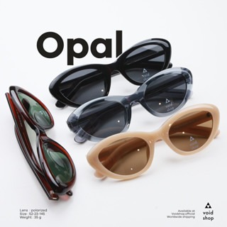Void : OPAL แว่นกันแดดทรงสวย วินเทจแอบ Cateye ชายหญิงสายแฟห้…