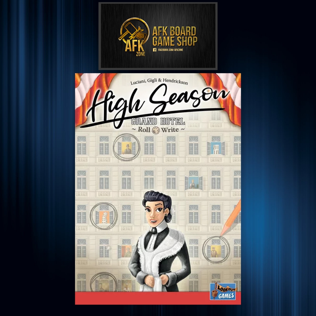 High Season Grand Hotel Roll & Write ENG Edition - Board Game - บอร์ดเกม