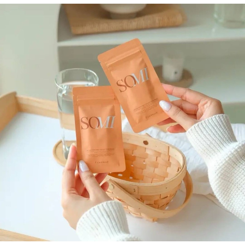 SOMI โซมี่ ผลิตภัณฑ์อาหารเสริม ช่วยควบคุมหิว (1ซอง7เม็ด) แท้100%