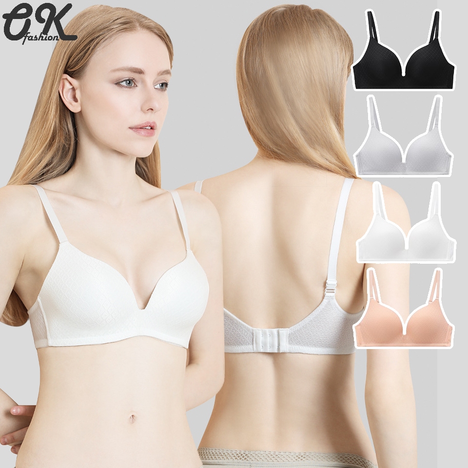 Angle Bra by VRna เสื้อชั้นในหญิง ไร้โครง รุ่นใหม่เนื้อผ้าซีทรู บราไร้โครง 🔺OK.FASHION🔺