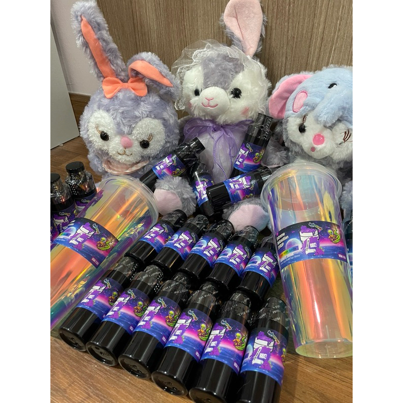 แก้ว 1 ใบ + น้ำองุ่น🍇 6 ขวด BB4 แท้100%
