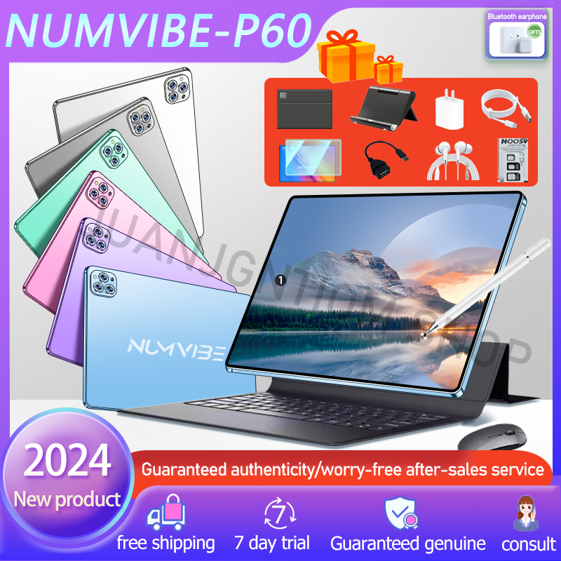 NUMVIBE numvibe P60 11 นิ้วแท็บเล็ตดั้งเดิม 5G Tablet RAM 12GB + 512GB ROM Dual SIM LTE WiFi Android gaming Tablet PC
