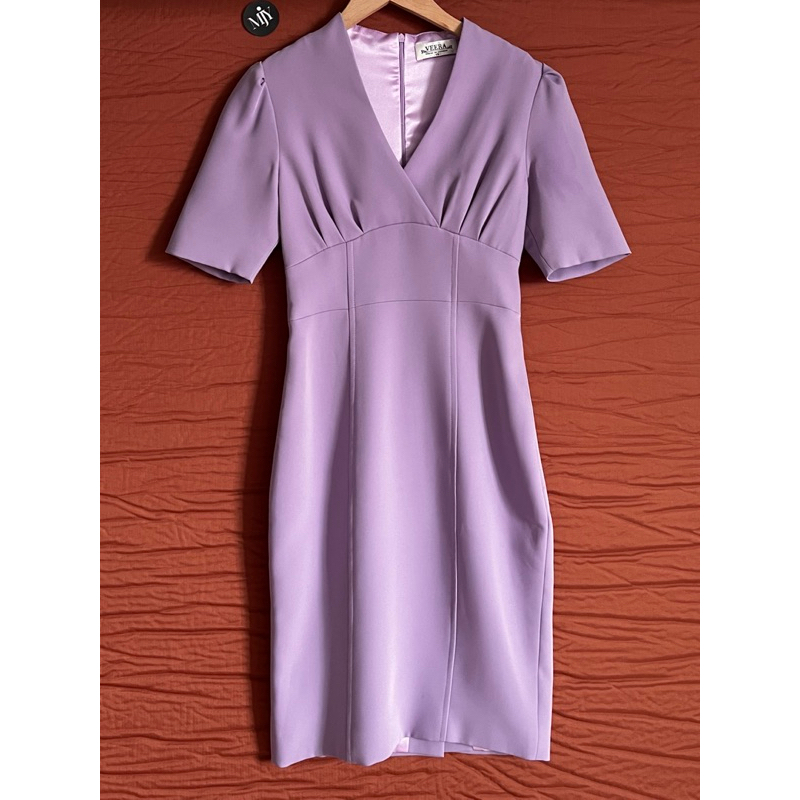 Veera purple dress💜 Wearing The Success DRESS💜 สวยสุภาพ
