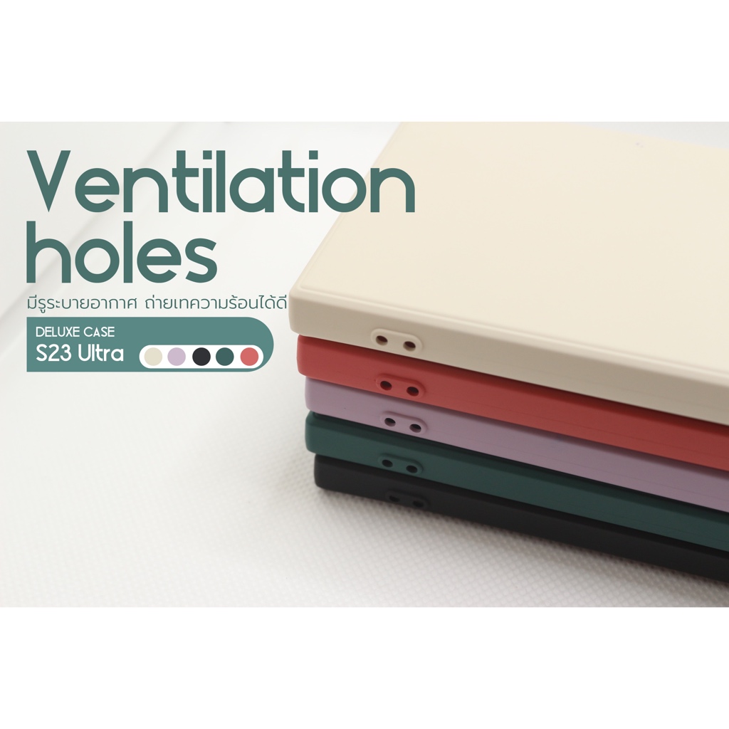 Dapad DELUXE CASE S24 ULTRA /S23 ULTRA เคสหนังนิ่ม คลุมกล้อง มีหลายสี จับถนัดมือ เคสกันรอย - รูปที่ 7
