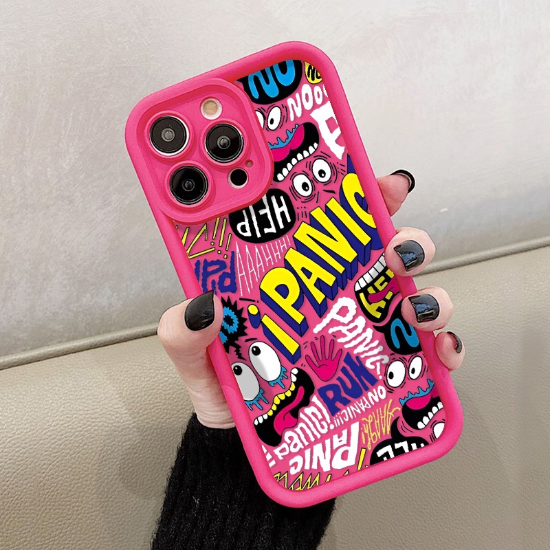 อัพเกรดเคสโทรศัพท์ซิลิโคน for iPhone 11 XR 15 14 Pro Max 7 8 Plus XS Max 13 12 Pro Max 7P SE 3 ฝาครอบโทรศัพท์ทาสีหรูหรา
