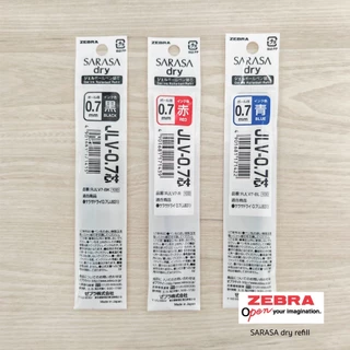 Zebra refill ไส้ปากกาเจล Sarasa dry เป็นปากกาเจลที่มีคุณสมบัติน้ำหมึกแห้งไว