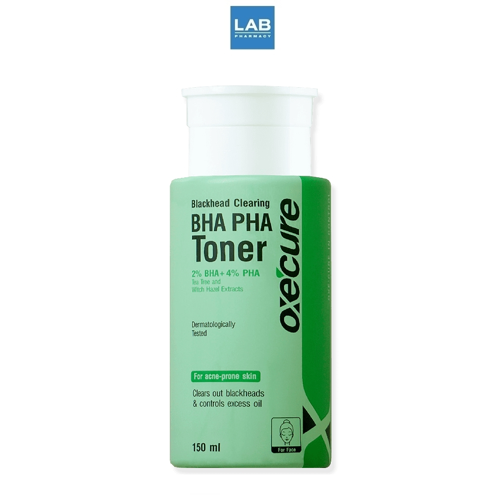 Oxe 'cure BHA AHA Toner 150 ml. - อ๊อกซี เคียว บีเอชเอ เอเอชเอ โทนเนอร์ 150 มล. ผลัดเซลล์ผิว คุมมัน สำหรับผิวเป็นสิว