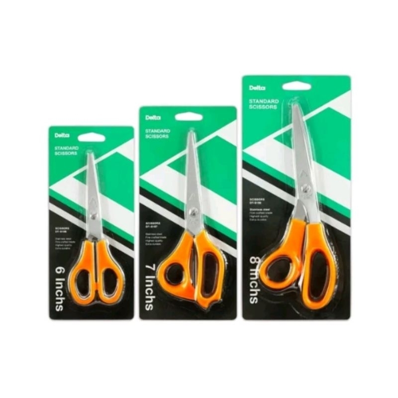 DELTA กรรไกร เดลต้า ขนาด6นิ้ว/8นิ้ว