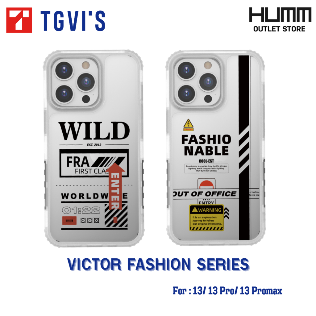 [ลดล้างสต็อก] TGVi'S VICTOR FASHION Series Case เคสกันกระแทก สำหรับ iPhone 13/ 13 Pro/ 13 Promax