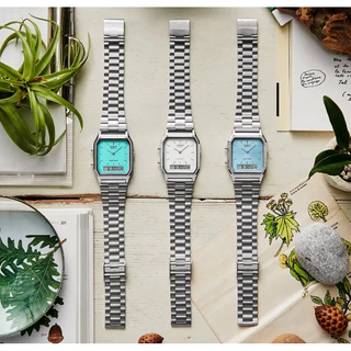 CASIO นาฬิกาข้อมือ Vintage รุ่น AQ-230A-1D | AQ-230A-2A1 | AQ-230A-2A2 | AQ-230A-7A | AQ-230GG-9A