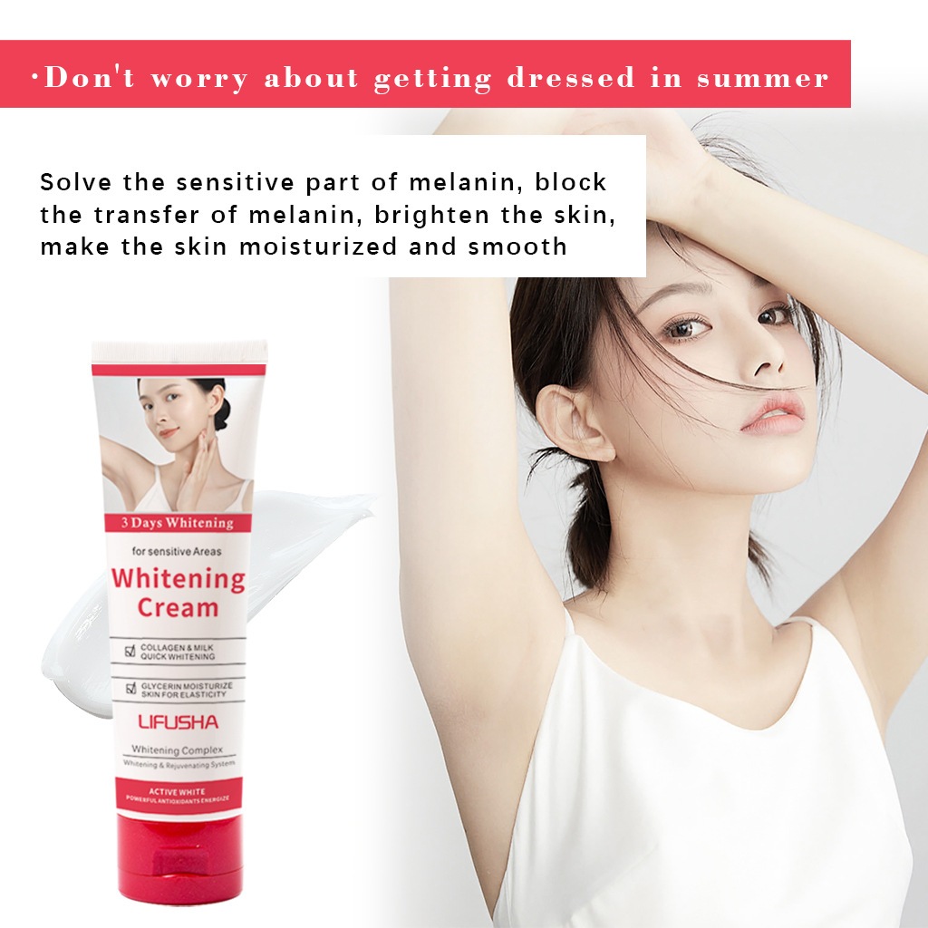 LIFUSHA ครีมใต้วงแขน Sensitive Area Whitening และ Darkening Skin Beauty Cream