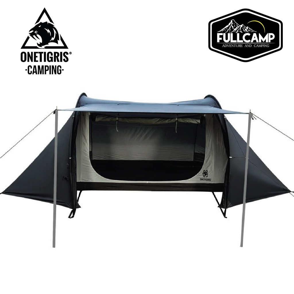 OneTigris COMETA Camping Tent (Black Tigris) เต็นท์ตั้งเเคมป์ขนาดใหญ่ เต็นท์กันฝน เต็นท์แคมป์ เต็นท์