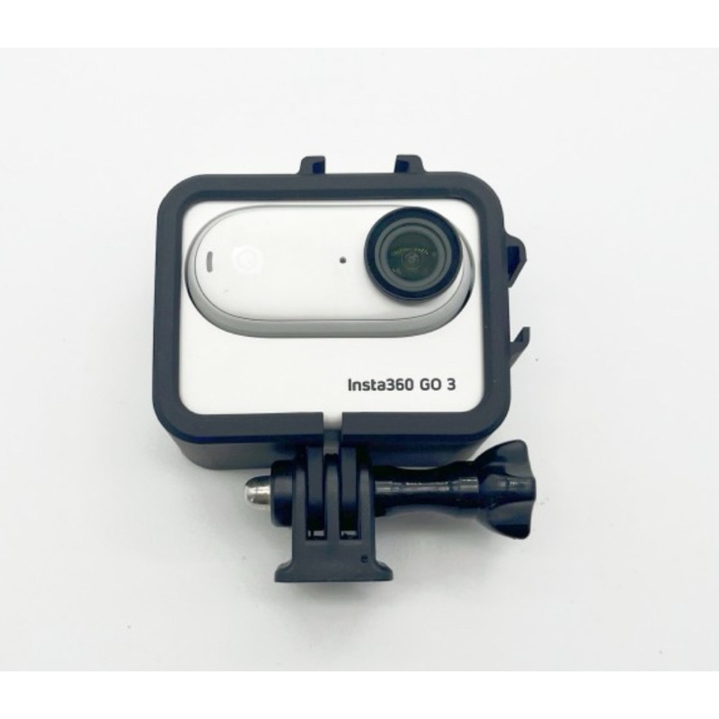 เคส พลาสติก สำหรับ Insta360 Go3S , GO3 มีช่องColdShoe2ช่อง  PROTECTIVE FRAME  for Insta360 GO3 , Go3S