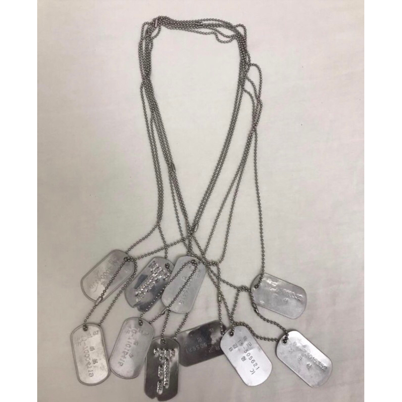 DOG TAG ป้ายชื่อทหารเกาหลีใต้