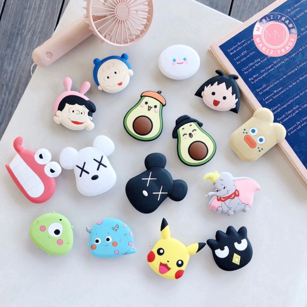 กริ๊ปต็อก Griptok ที่ติดโทรศัพท์มือถือตัวการ์ตูน (แบบสุ่มลาย)