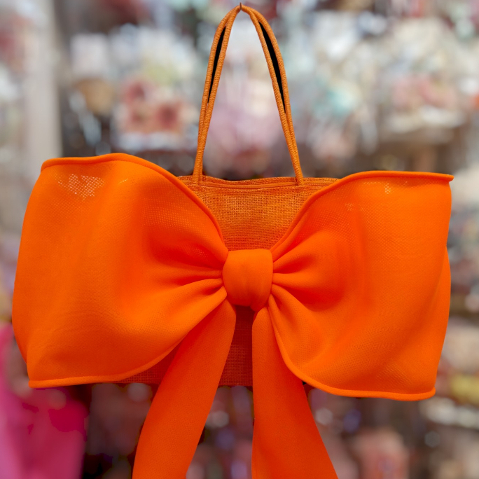 🎀กระเป๋าโบว์บิ๊กไซส์มีหางโบว์ดัดได้🎀กระเป๋าดอกไม้จัมโบ้ - รูปที่ 5