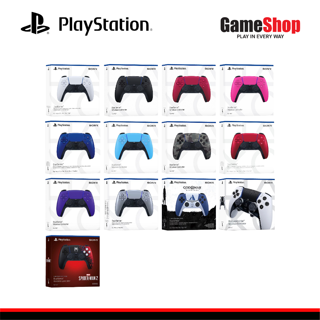PlayStation 5 : Dual Sense Controller คอนโทรลเลอร์ไร้สาย Dual Sense (รับประกัน 1 ปี)