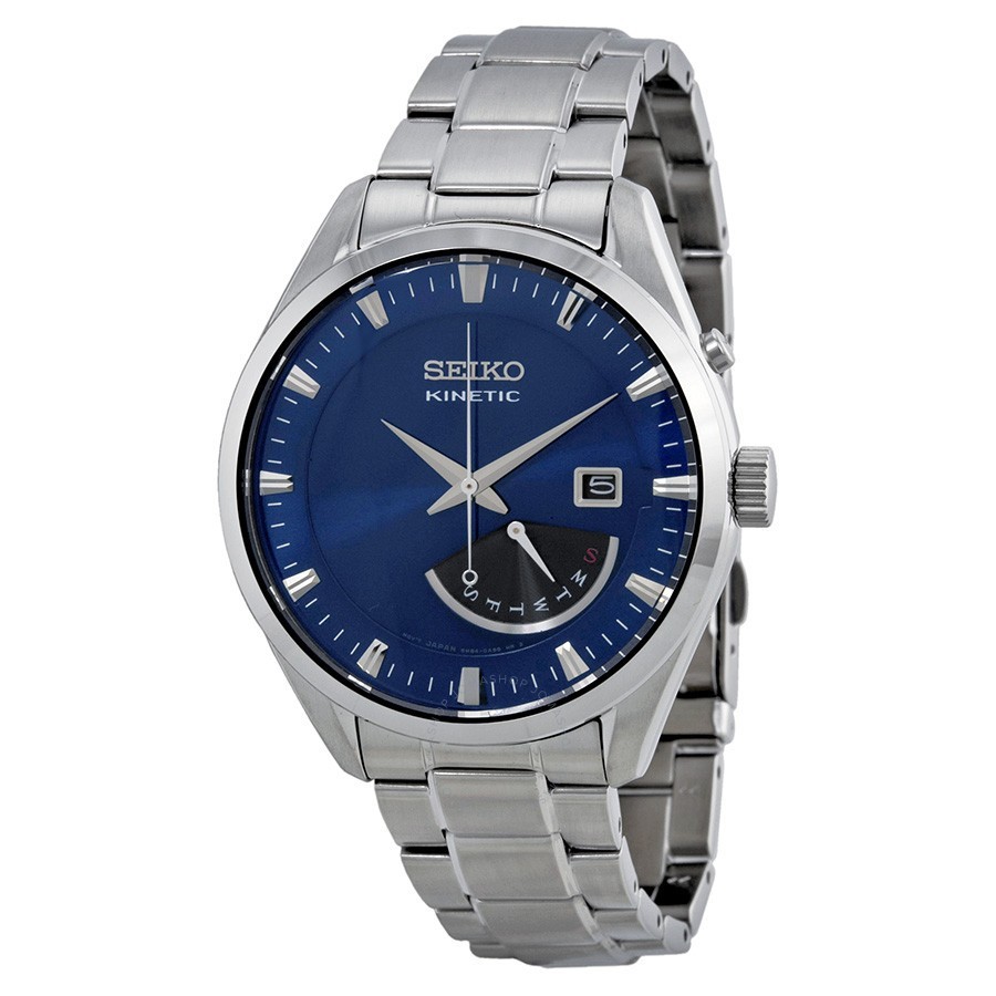 นาฬิกา Seiko Kinetic Men's Watch SRN047P1 มีกล่องครบ แถมที่กล่องหมุนนาฬิกา มือสอง