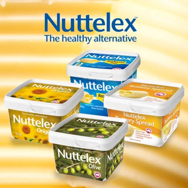 W Nuttelex Butter spread olive oil / buttery spread 370gสเปรด เนยจากน้ำมันมะกอก / สูตรผสมน้ำมันดอกทานตะวัน นำเข้า ของแท้