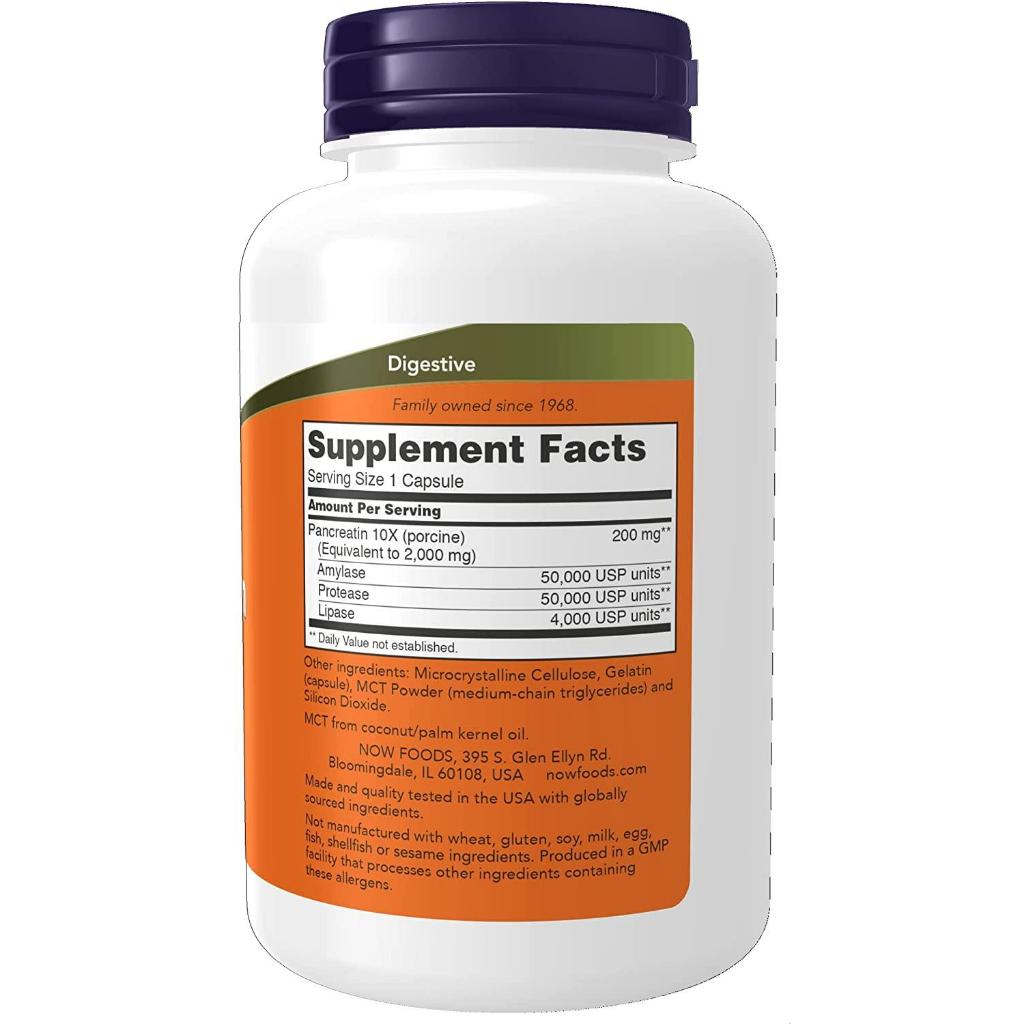 Now Foods Pancreatin 2000 รูปที่ 5