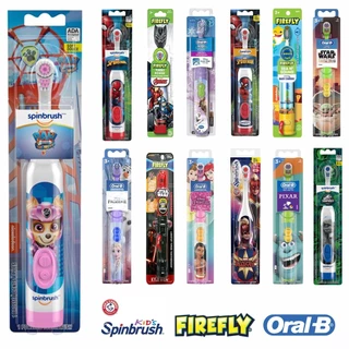 ของแท้นำเข้า🇺🇸 💥ถูกที่สุด💥แปรงสีฟันไฟฟ้าเด็ก 3ปี+ Oral B และ Colgate Kids Firefly