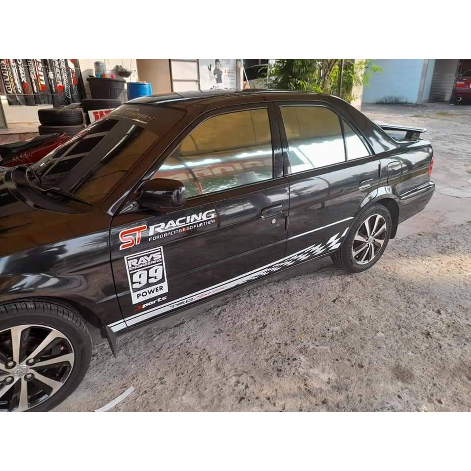 สติกเกอร์ตัวเลข Racing Rays ใช้ตกแต่งรถยนต์ สามารถเปลี่ยนตัวเลขได้ - รูปที่ 2