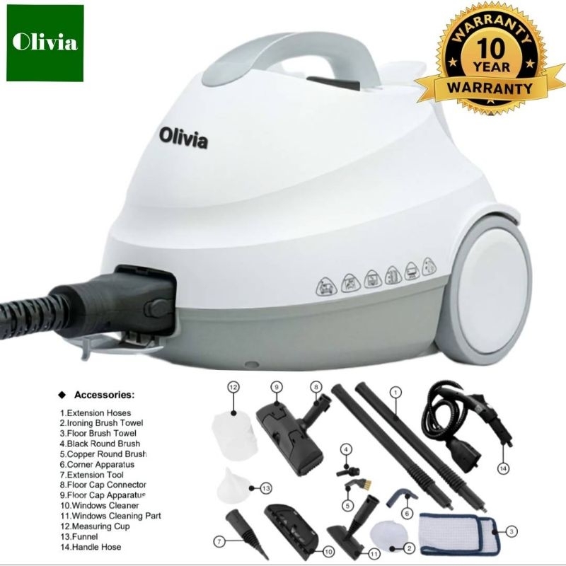 Olivia เครื่องทำความสะอาดไอน้ำ Steam Cleaner รุ่นST PRO-980