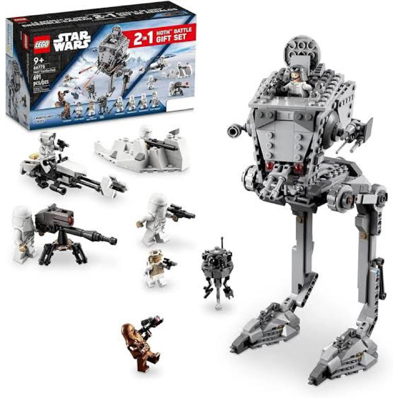 LEGO Star Wars Hoth Combo Pack 66775 Toy Value Pack, (75320+75322)