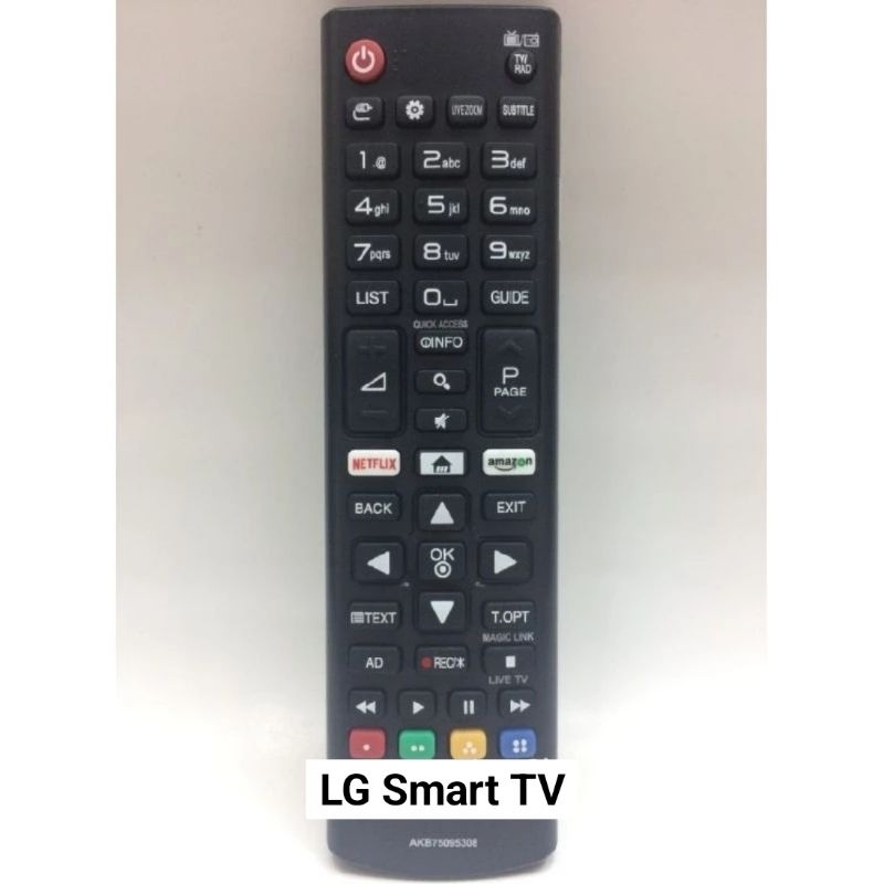 ✅พร้อมส่ง รีโมททีวี LG Smart TV มีปุ่ม Home Netflix Amazon
