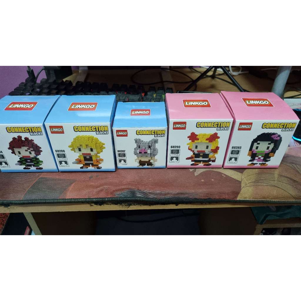 LIKEGO ตัวต่อ ดาบพิฆาตอสูร ไซต์ M ขนาด 7-9 cm มีให้เลือก 5 แบบ