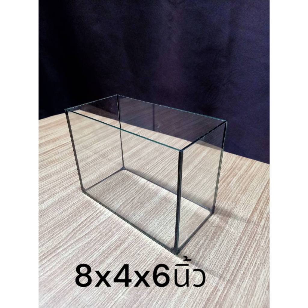 ตู้ปลา ตู้ขนาดเล็ก โหลปลากัด ขนาด กว้าง8 x ยาว4 x สูง6 นิ้ว