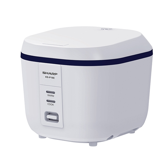 SHARP หม้อหุงข้าวอุ่นทิพย์ รุ่น คิวบ์ ซีรีส์ E ขนาด 1.8 ลิตร KS-P18E