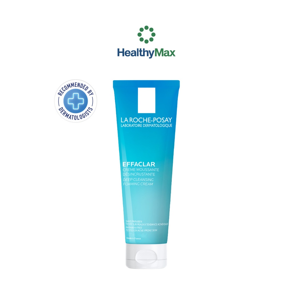 La Roche-Posay Effaclar Foaming Cream โฟมล้างหน้าสลายความมัน 125มล.