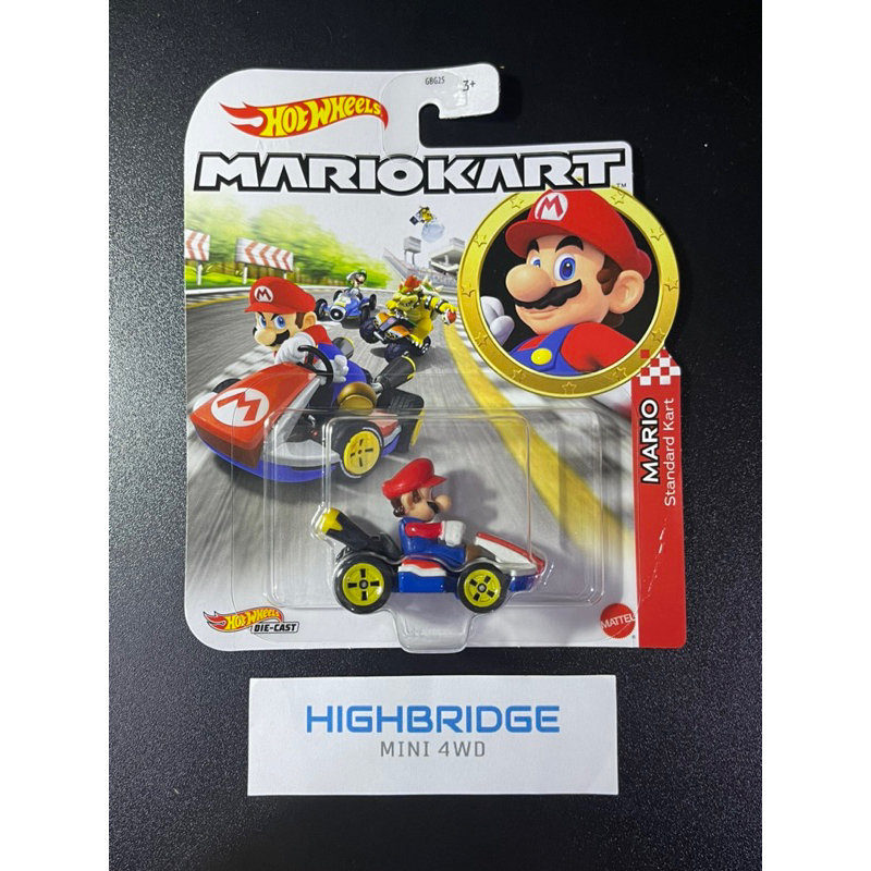 Hot Wheels - ฮอตวิล Mario Kart GBG26 GBG25 Mario Standard Kart