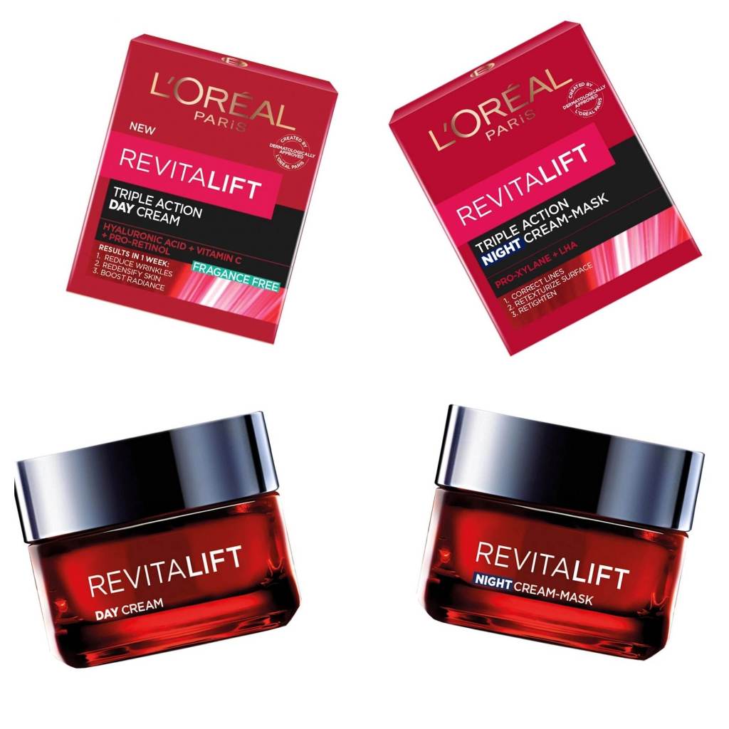 LOREAL PARIS REVITALIFT TRIPLE ACTION CREAM 50ML ลอรีอัล ปารีส รีไวทัลลิฟท์ ทริปเปิล แอคชั่น เดย์ 50 มล.+ไนท์ 50 มล