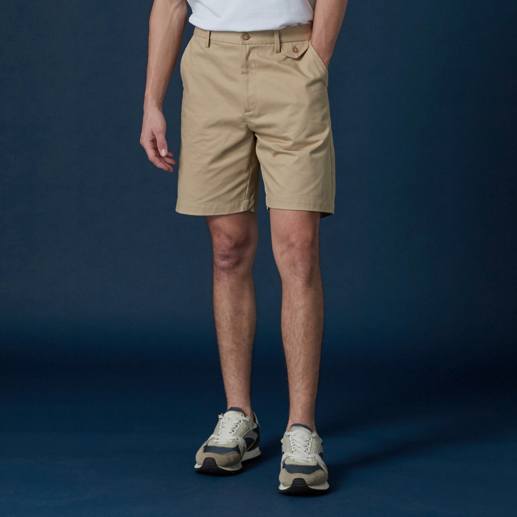 TWENTYSECOND กางเกงขาสั้น รุ่น Walter Regular Chino Shorts - กากี / Khaki (Regular Shorts)