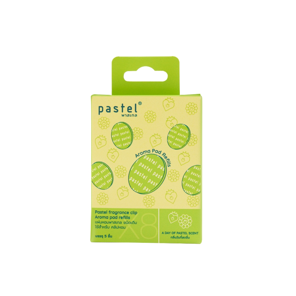 pastel แผ่นหอมรีฟิลสำหรับคลิปหอม