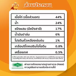 ซันแวลเล่ย์ ชิกเก้นสติ๊ก(ไก่แท่งชุบแป้งทอด) (Chicken Stick Sun Valley Brand) 1 KG.