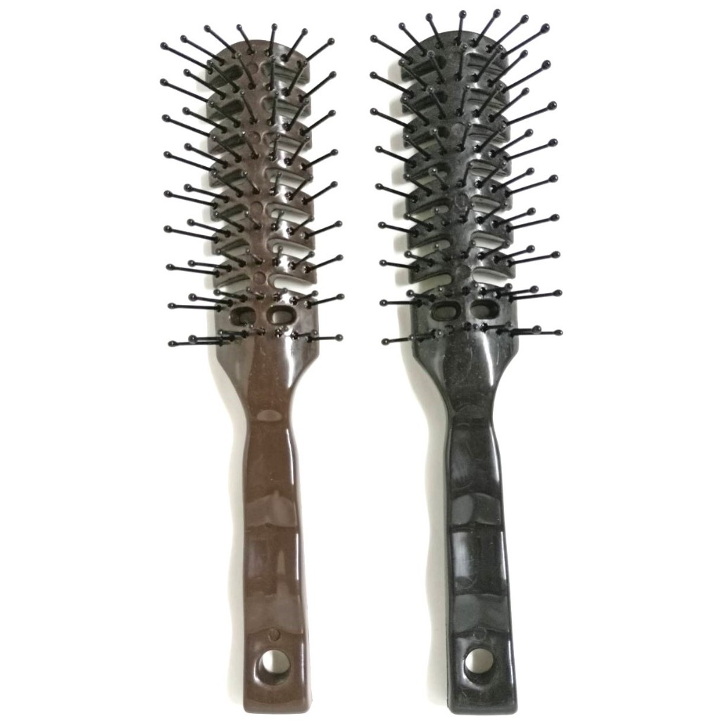 ยังเวิร์ล แปรงหวีผมกระดูกมีปุ่ม 2 สี