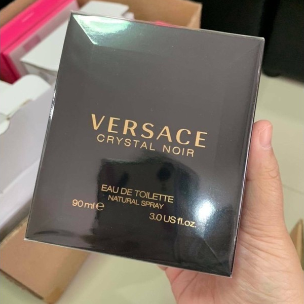 ของแท้ 💯% น้ำหอม Versace Crystal Noir EDP 90 ml. *กล่องซีล*